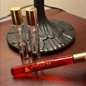 Coach Love and Burberry HER purse spray set